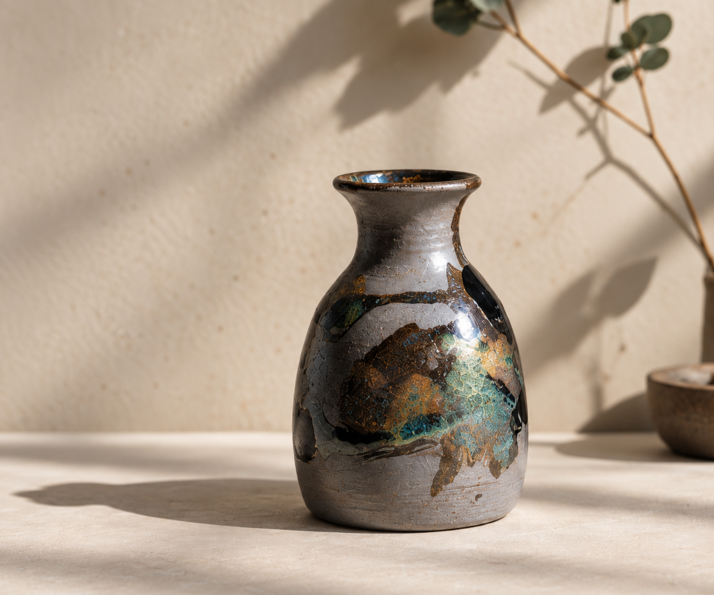 Iridescent bud vase - Sienna
