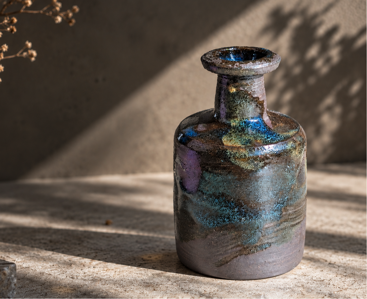 Iridescent bud vase - Jasmin